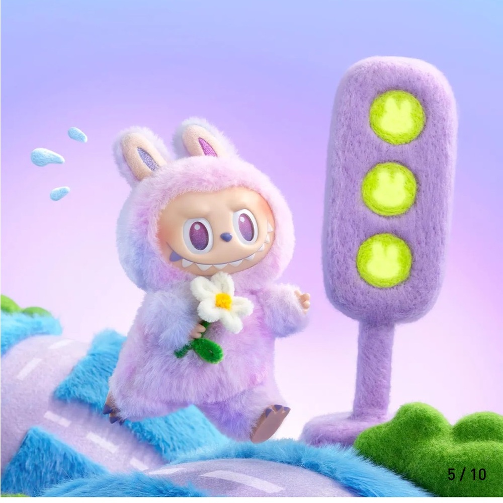 Authentic- in box LABUBU BIG INTO ENERGY (LUCK) Purple